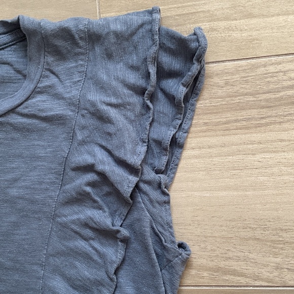 WHBM Ruffled Sleeve Top - Picture 3 of 4